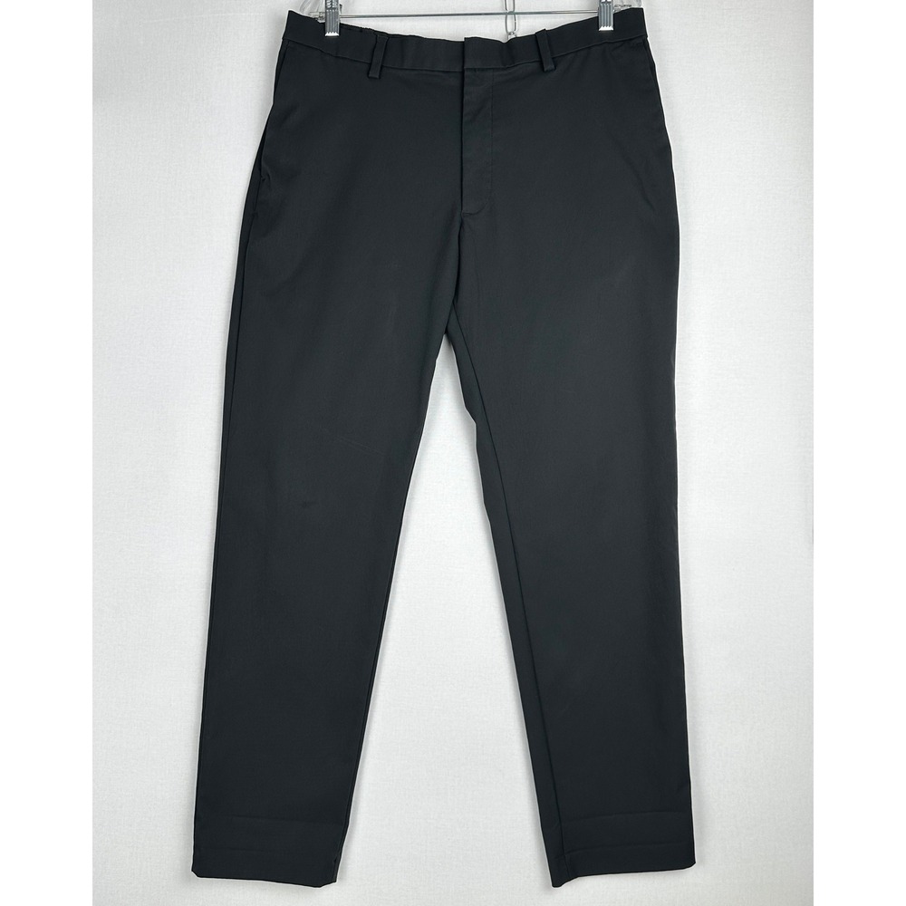 Banana Republic Athletic Fit Pants Black Stretch Waist Men's‎ 38x32